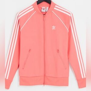 Adidas Coral Jacket with White Stripes